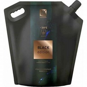 Стеклоомывающая жидкость Лукойл Black Edition, зимняя, -30°C, с эксклюзивным ароматом от ведущих парфюмеров мира, 3.78л, арт. 3474339
