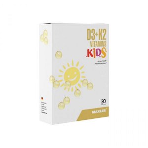 Витамины комплексные Maxler D3 + K2 Vitamins Kids 30 caps