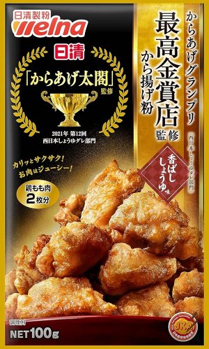 Панировочная смесь для курицы карааге с ароматом соевого соуса Nisshin Seifun Welna Gold Award Fried Chicken Karaage Mix