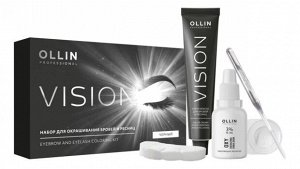 VISION НАБОР для окрашивания бровей и ресниц (Черный) OLLIN PROFESSIONAL