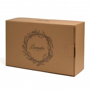 Овальная форма для запекания с крышкой Agness "Лаванда", 3,2 л, 37,5x22x15,5 см, 1 шт.