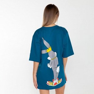 Сорочка ночная женская, бирюзовая