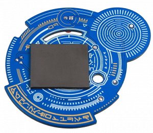 Набор для сборки и пайки магнита "CyberID" в стиле киберпанк, DIY обучающий конструктор, Амперка