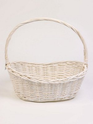 Набор корзин плетёных, 4 шт., 49x37x18 см, 43x32x16 см, 37x26x15 см, 31x20x13 см, ива, серый