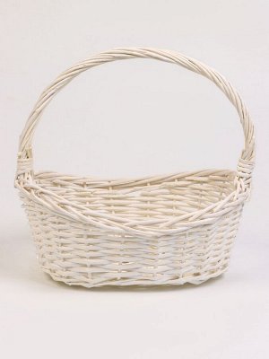 Набор корзин плетёных, 4 шт., 49x37x18 см, 43x32x16 см, 37x26x15 см, 31x20x13 см, ива, серый
