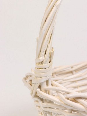 Набор корзин плетёных, 4 шт., 49x37x18 см, 43x32x16 см, 37x26x15 см, 31x20x13 см, ива, серый