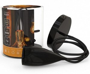 Светильник подвесной Gаuss Decor PL031 черный E27, 1 м