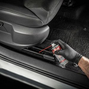 Смазка аэрозольная Lavr Adhesive Spray, адгезионная, многоцелевая, баллон 210мл, арт. Ln1482