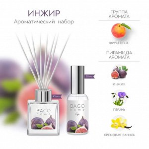 Ароматический набор (Инжир диффузор 45мл + спрей Инжир 30мл).