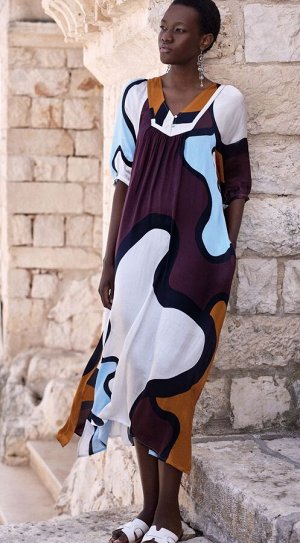 Платье Multicolour Viscose Modal