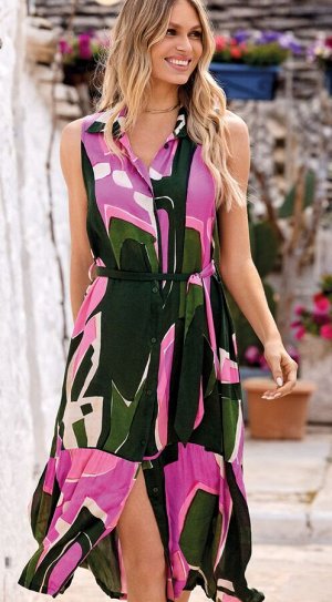 Платье Multicolour Viscose Modal