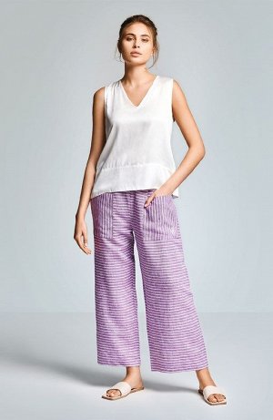 Топ Red Viscose, White Viscose