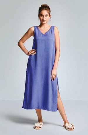 Платье Fuchsia Tencel, Green Tencel, Indigo Blue Tencel, Navy Blue Tencel