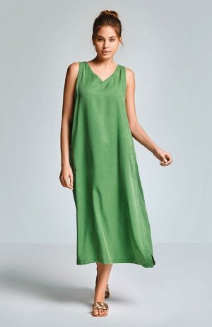 Платье Fuchsia Tencel, Green Tencel, Indigo Blue Tencel, Navy Blue Tencel