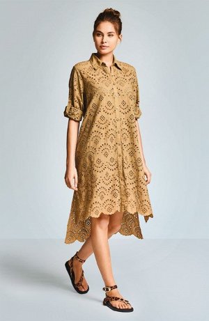 Платье Khaki Cotton, Purple Cotton, Red Cotton