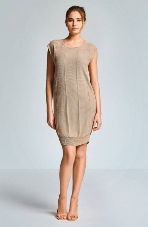 Платье Black Viscose Polyamide, Gold Viscose Polyamide