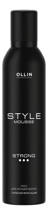 STYLE Мусс для укладки волос сильной фиксации 250мл OLLIN PROFESSIONAL
