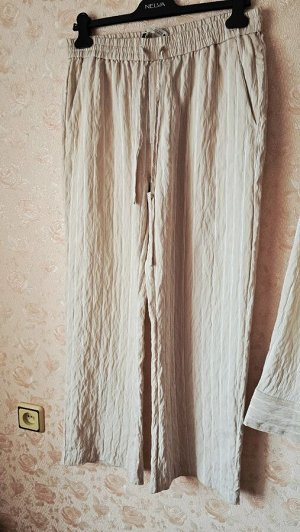 Костюм в пижамном стиле ZARA