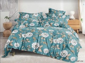 "Cleo" Комплект постельного белья "Dreams Color.Цветы" евро, 50х70см, 70х70см, микросатин