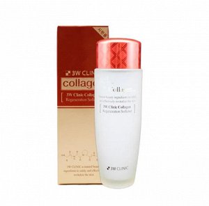 3W CLINIC Тонер для лица восстанавливающий с коллагеном, COLLAGEN REGENERATION SOFTNER, 150 мл