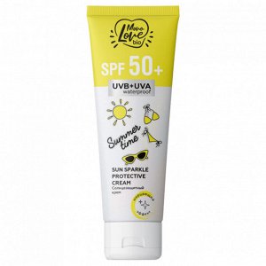 BISOU MONOLOVE BIO Крем солнцезащитный SPF 50+ SUMMER TIME (с мерцающим эффектом), 100 мл