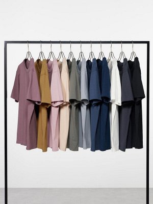 UNIQLO - повседневная футболка с круглым вырезом - 39 DARKBROWN