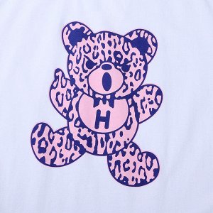 Платье-футболка для девочки с принтом