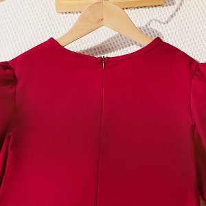 Платье для девочки с длинным рукавом