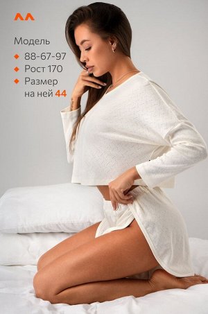 Женская пижама с шортами из ажурного хлопка Happyfox