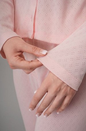 Женская пижама с брюками из ажурного хлопка Happyfox
