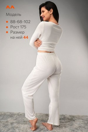Женская пижама с брюками из ажурного хлопка Happyfox