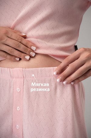 Женская пижама с брюками из ажурного хлопка Happyfox