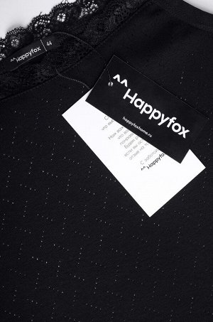 Женская пижама с шортами из ажурного хлопка Happyfox