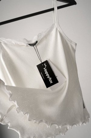 Женская пижама с шортами из ажурного хлопка Happyfox