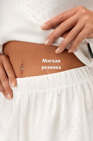 Женская пижама с шортами из ажурного хлопка Happyfox