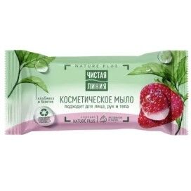 Чист.Л. Мыло Кусковое   75гр  !  КЛУБНИКА