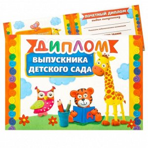 Диплом на выпускной «Выпускник детского сада», А5, 210 г/м²