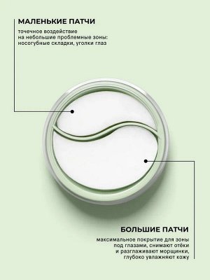 The Act labs, Патчи для глаз тканевые от отеков и мешков под глазами, увлажняющие, омолаживающие от темных кругов синяков