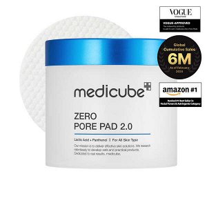 Тонер-пэды для сужения пор с кислотами и пантенолом Zero Pore Pad 2.0,155гр.