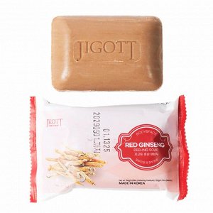 Jigott/ Мыло твердое для лица и тела Женьшень150 гр, Корея