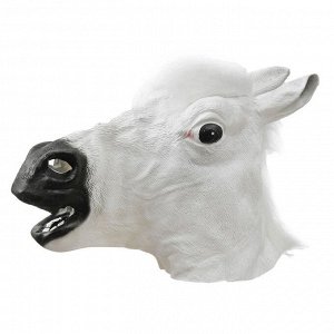 Карнавальная маска «Лошадь», цвет белый