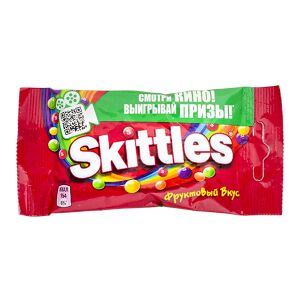 Драже драже SKITTLES Фруктовый вкус 38 г 1/12
Фруктовые драже Skittles c разноцветной глазурью — радуга фруктовых вкусов в каждой упаковке. Конфеты с ароматами лимона, лайма, апельсина, клубники и чер