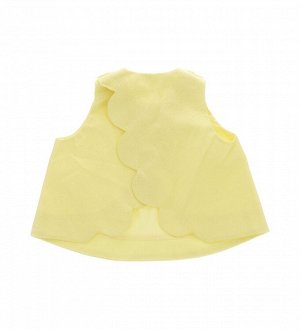 Блузка Белый 11-0601TCX(BRIGHT WHITE) - Желтая груша 11-0623TCX(Yellow Pear) 
Блузка 100% хлопок