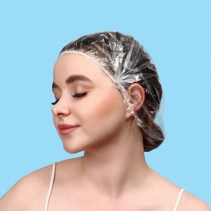 Дорожный набор, 4 предмета, шапочка, щётка, мыло 18 (± 2) листов, ватные диски 10 штук