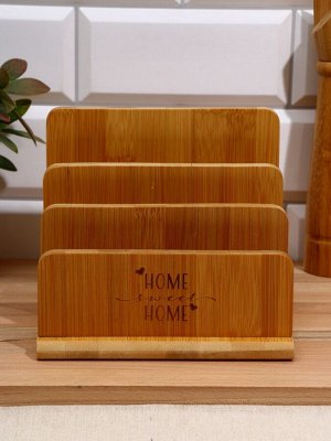 Подставка для досок Home, 18x10 см, 3 отсека