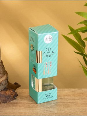 Диффузор ароматический Sea and Summer Citronella, 50 мл, 6 палочек, цитронелла