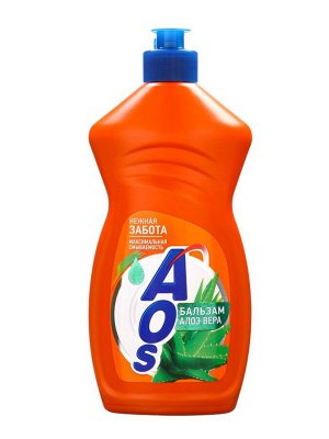 Средство для мытья посуды Aos "Алоэ Вера", 450 мл