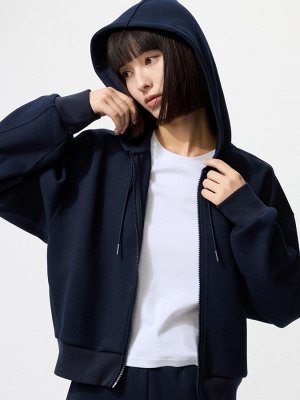 UNIQLO - толстовка на молнии в расслабленном стиле - 36 BROWN