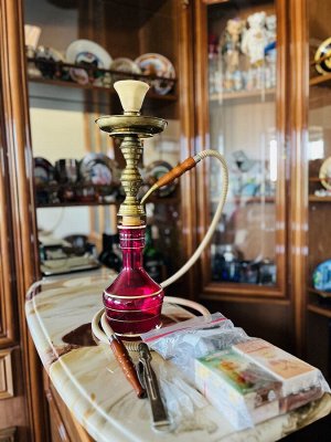 Кальянный набор: кальян+смеси+угольные таблетки. Винтаж