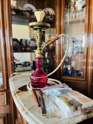 Кальянный набор: кальян+смеси+угольные таблетки. Винтаж
